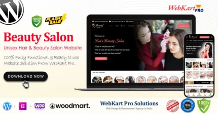 Beauty Salon – Unisex Hair & Beauty Salon Website
