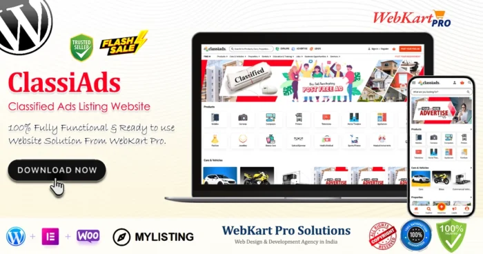 ClassiAds – Classified Listing Website