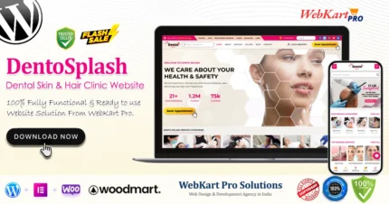 DentoSplash – Dental, Skin & Hair Care Clinic Website