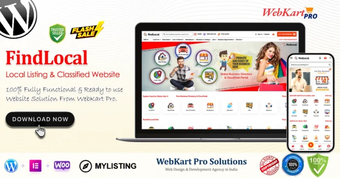 FindLocal – Local Listing & Classifieds Website
