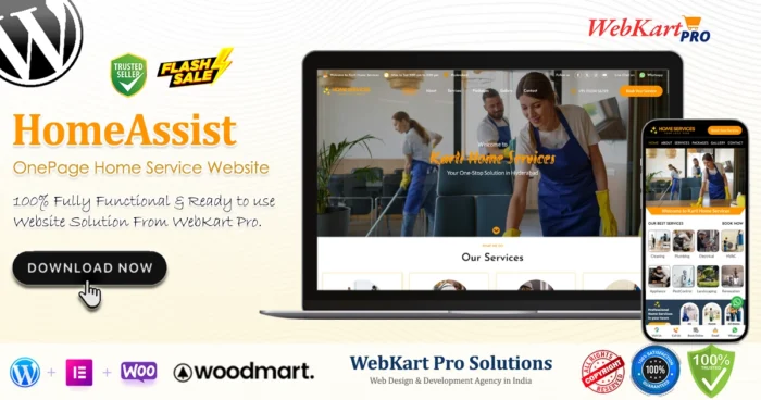HomeAssist – One Page Home Services Website