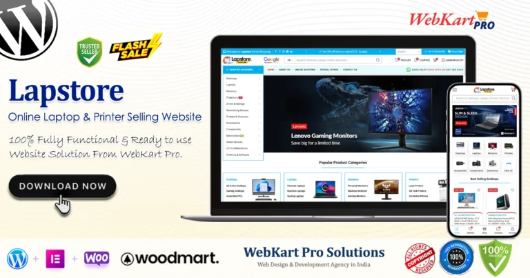 Lapstore – Online Computer Store Website