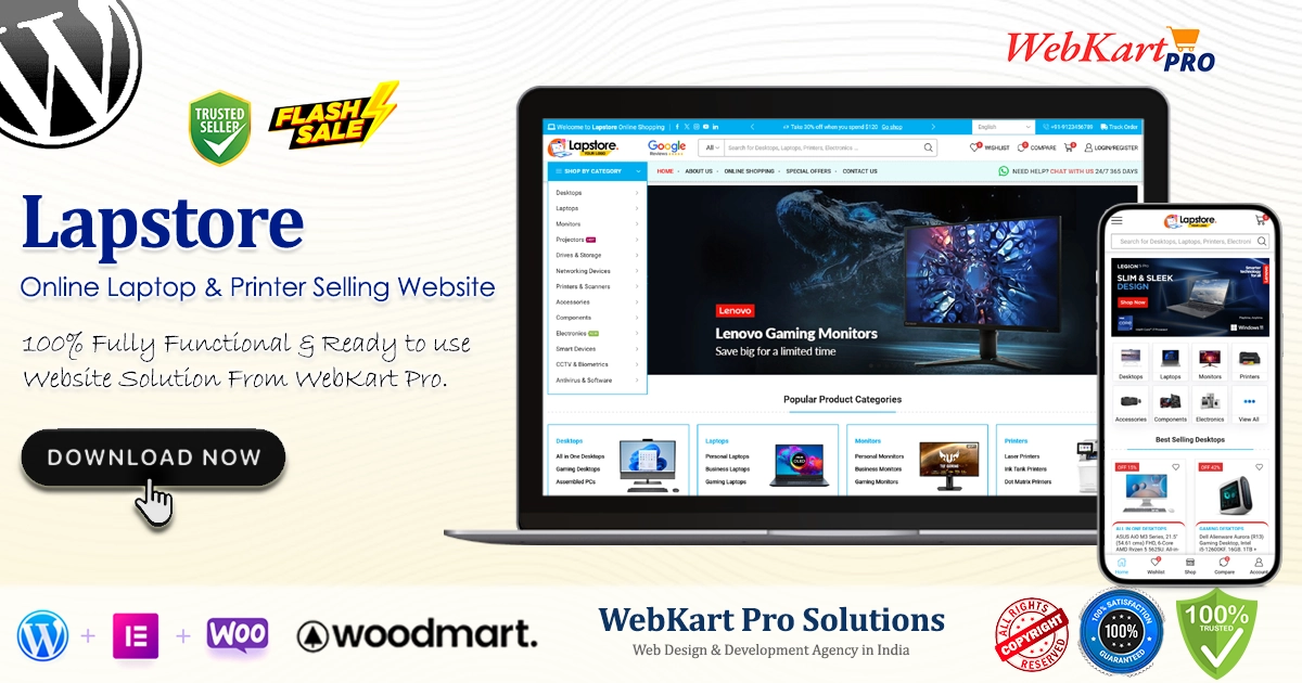 Lapstore – Online Computer Store Website