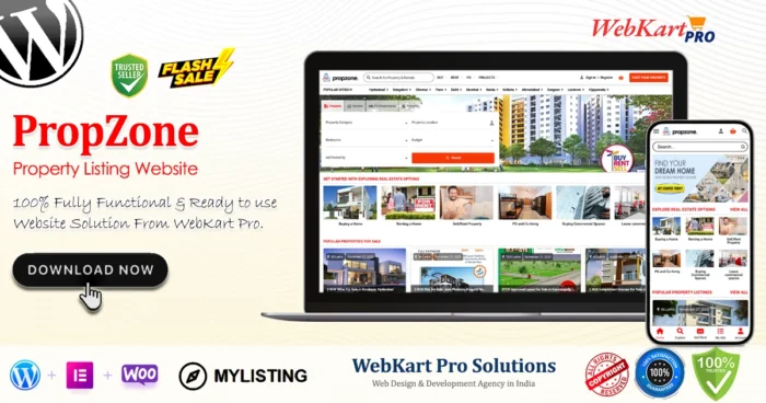 PropZone – Property Listing Website
