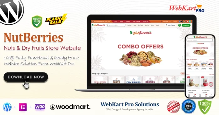 NutBerries – Nuts & Dry Fruits Store Website