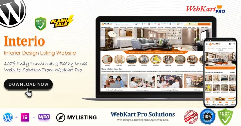 PREMIUM INTERIOR DESIGNER WEBSITE