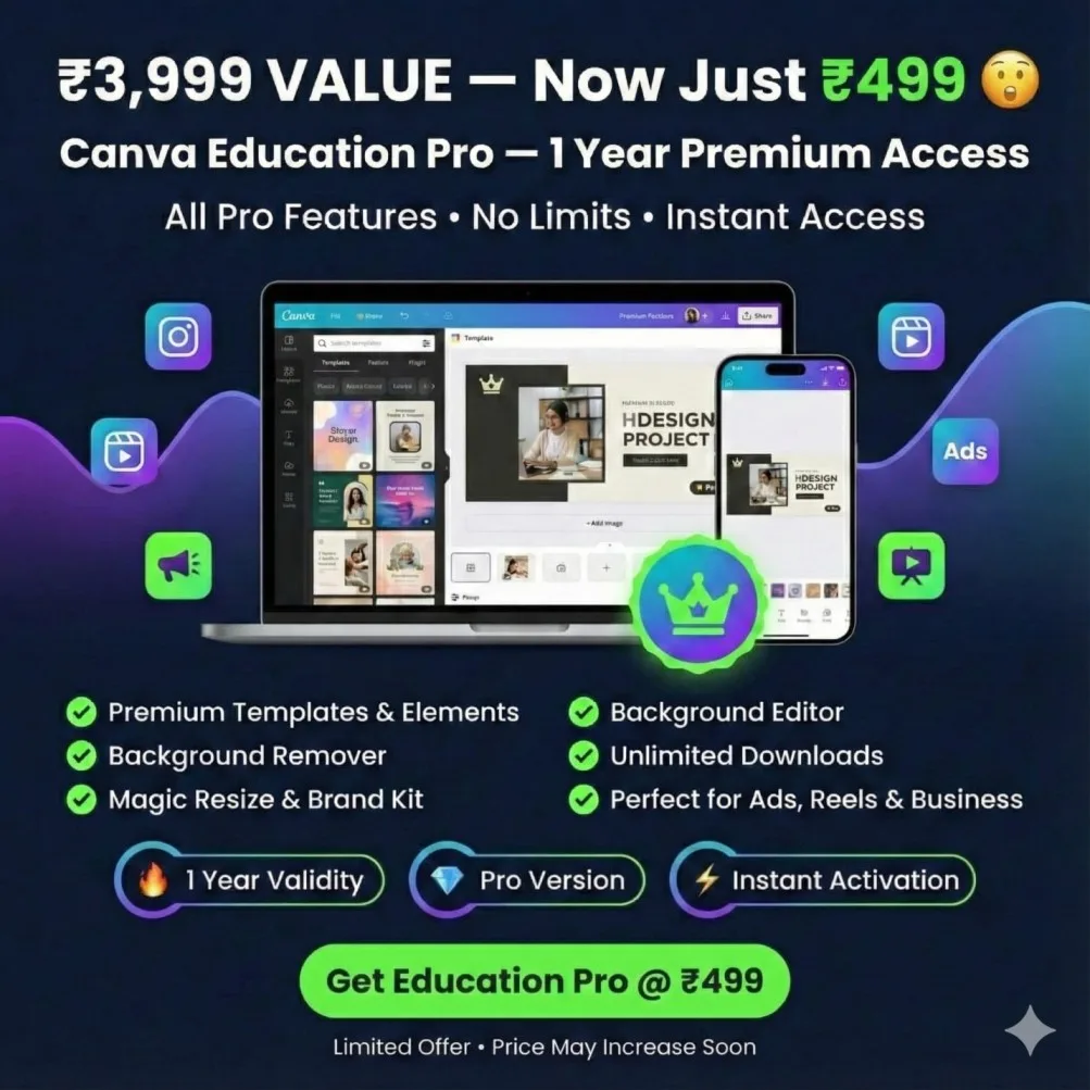 Canva Education Pro 1 Year